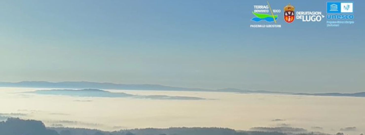 Rías de nubes en la Reserva Biosfera Terras do Miño.
